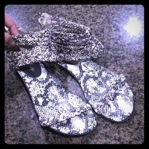 Miss sixty snake skin sandals